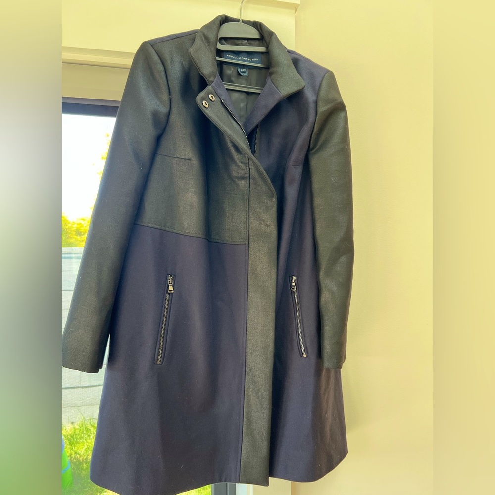 French Connection colorblock jacket. Excellent condition